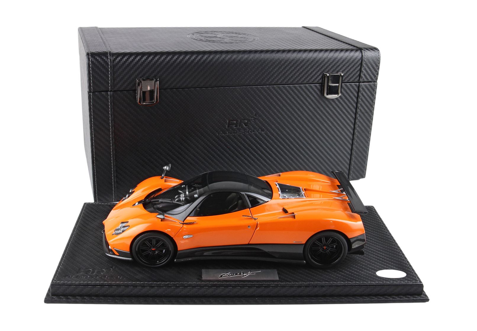 850409021DIE BBR Models/Almost Real Pagani Zonda F Arancio St. Tropez Special Pack 1:18