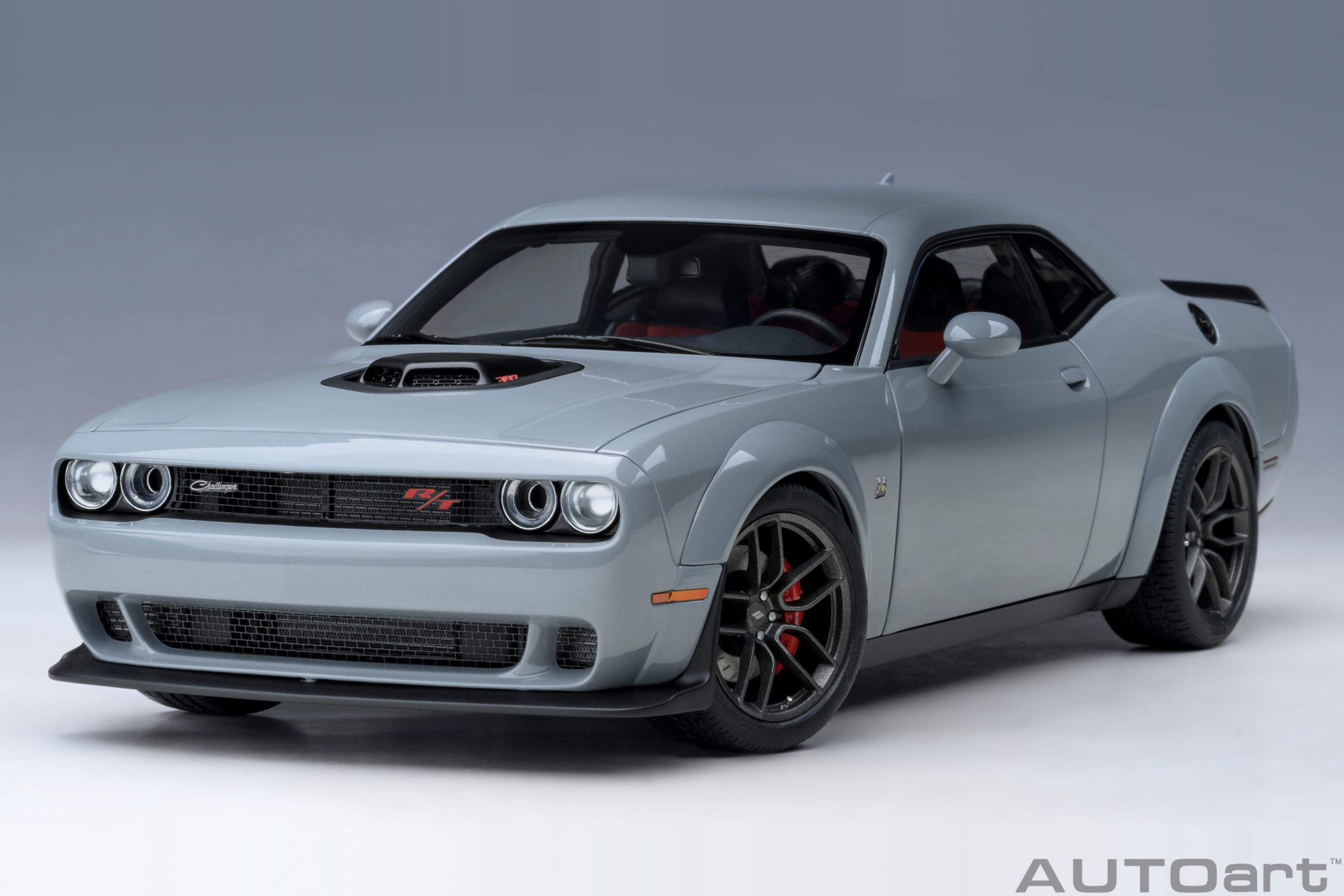 71774 AUTOart Dodge Challenger R/T Scat Pack Shaker Widebody 2022 Smoke Show 1:18