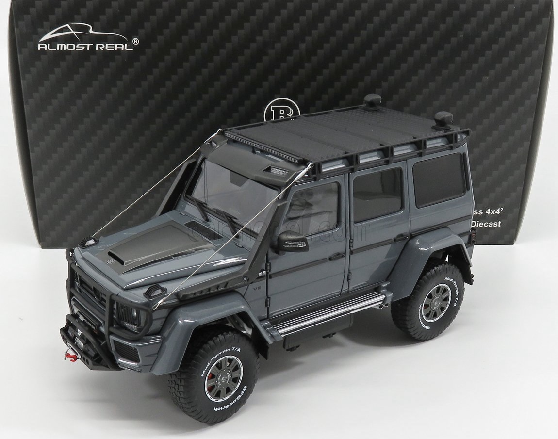 ALM860304 Almost Real Mercedes Benz Brabus G550 Adventure G Class 2016 4×4 Metallic Grey 1:18