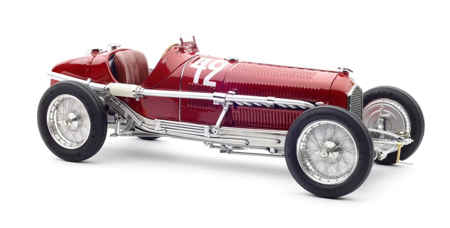 M-227 CMC Alfa-Romeo P3 Chiron winner GP Marseille 1933 #42 Red 1:18