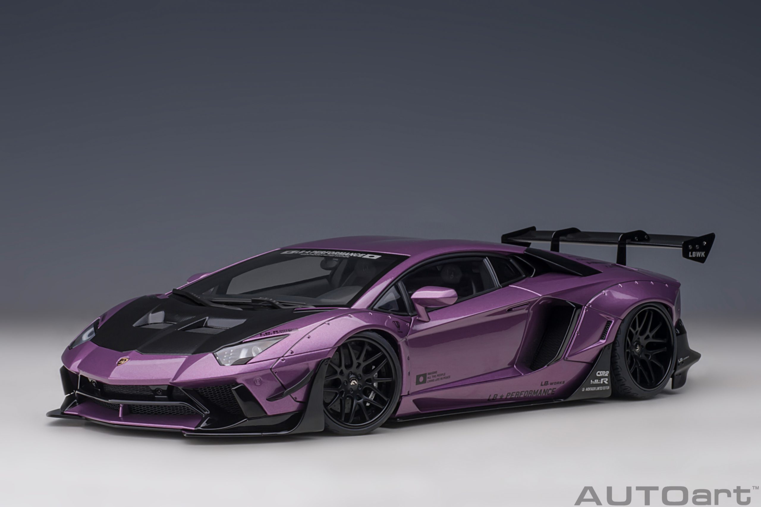 79242 AUTOart Lamborghini Aventador Liberty Walk LB-Works Viola 1:18