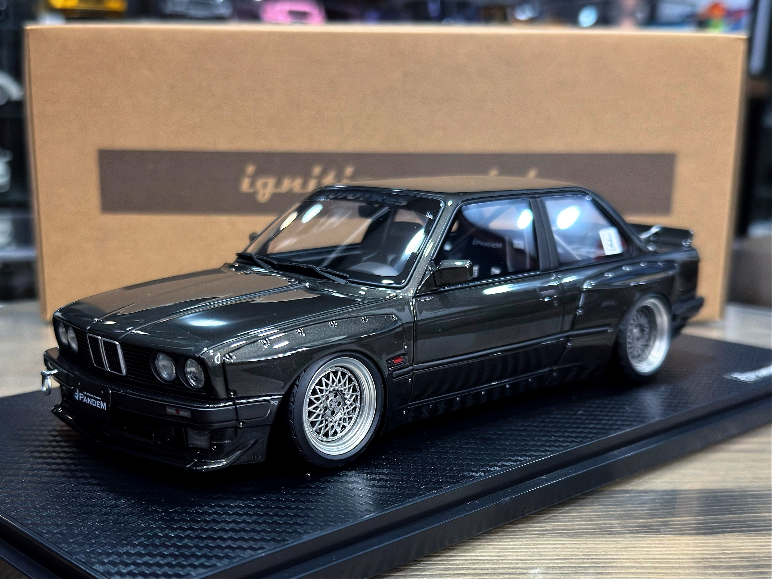IG3715 Ignition Model PANDEM BMW 30 Gun Metallic 1:18
