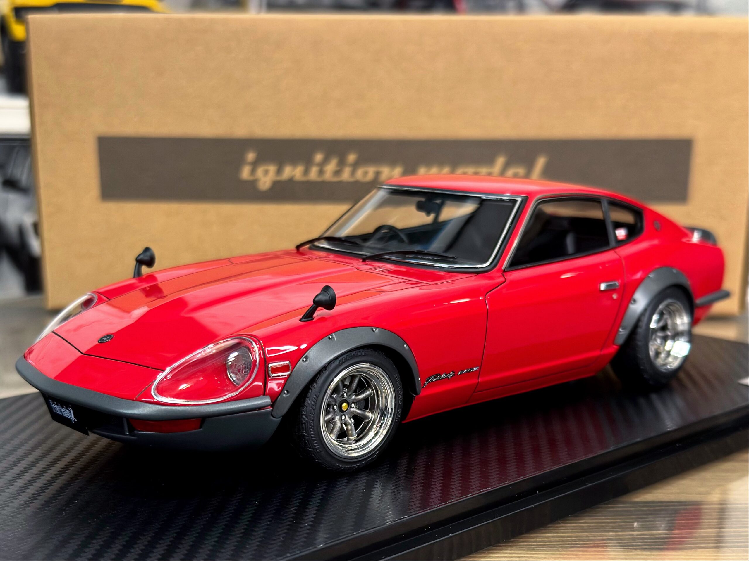 IG3723 Ignition Model Nissan Fairlady 240ZG (HS30) Red 1:18