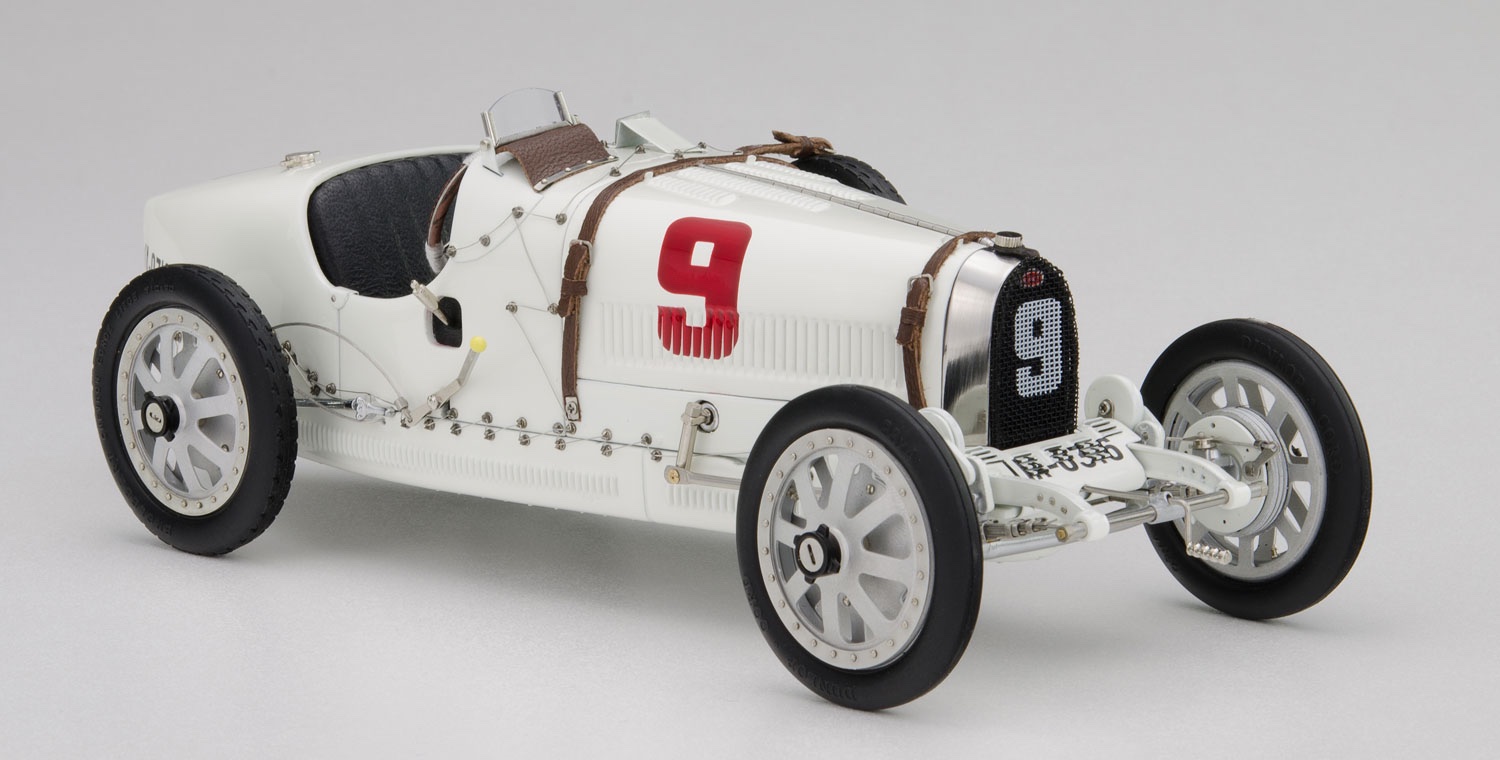 B-005 CMC Bugatti T35 Nation Colour Project Germany 1924 White 1:18