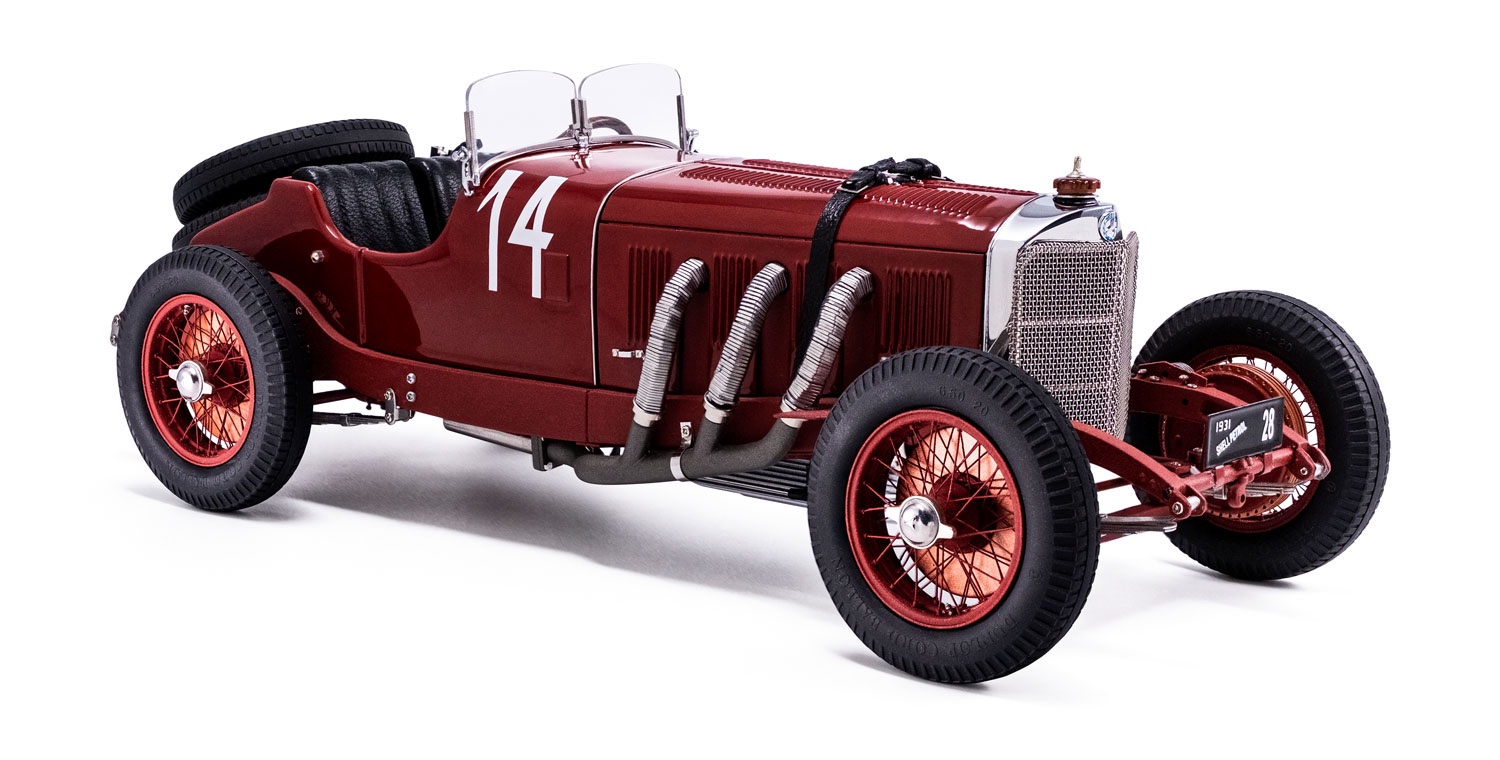 M-207 CMC Mercedes-Benz SSK Argentinean autumn race 1931 #14 Zatuszek Red 1:18