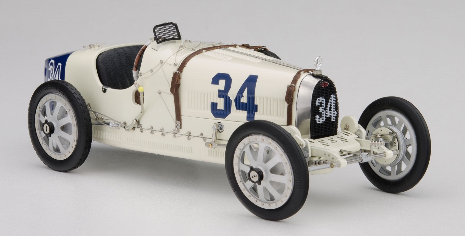 B-006 CMC Bugatti T35 Nation Colour Project USA 1924 White 1:18