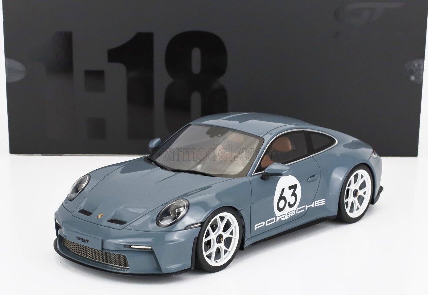 GT491 GT Spirit Porsche 911 S/T Shore Blue Metallic 1:18