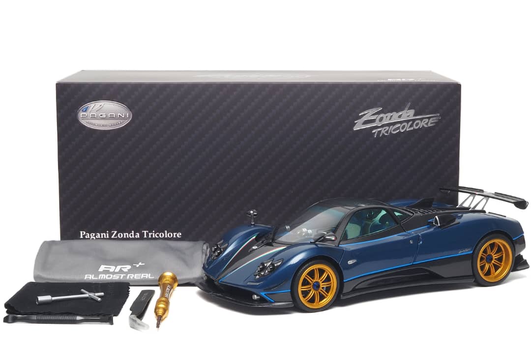 ALM856201 Almost Real Pagani Zonda Tricolore Blue 1:18