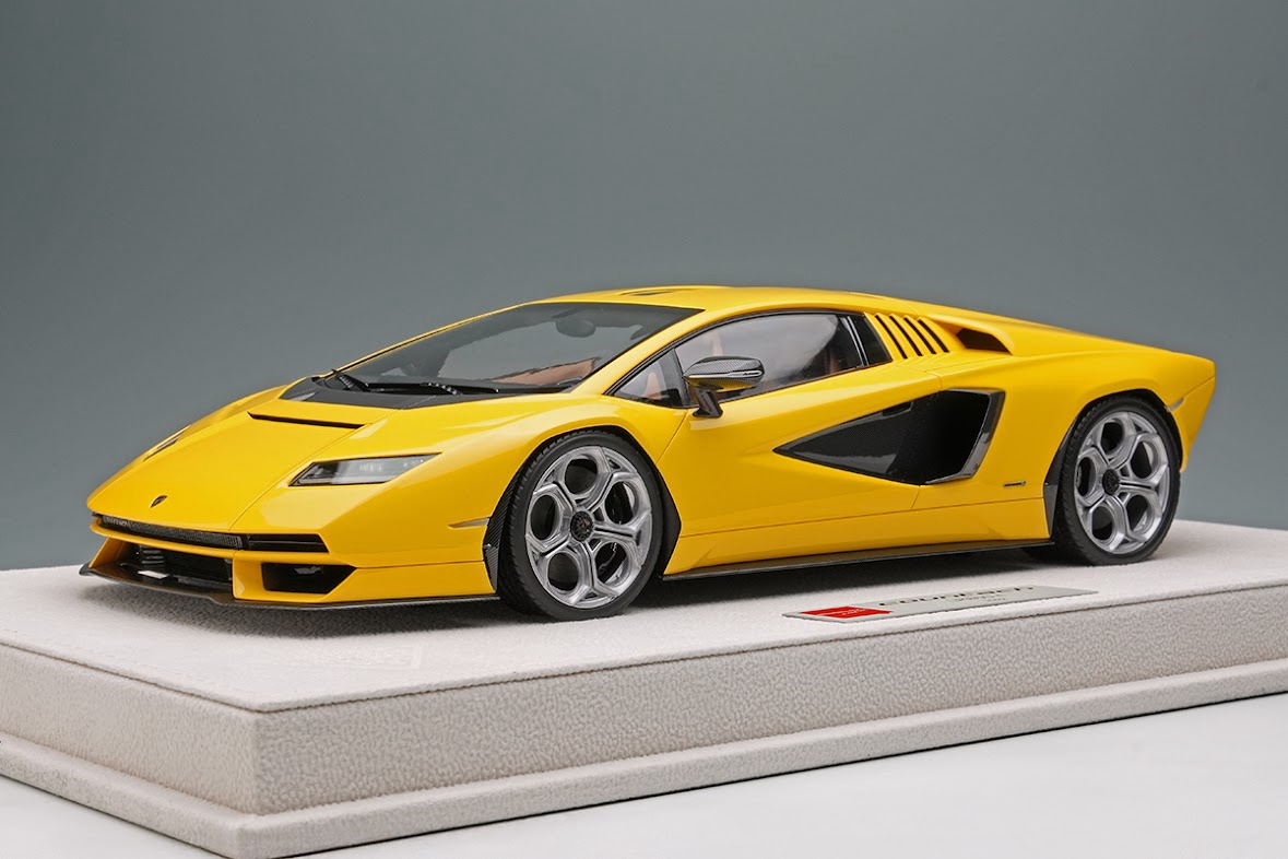 EML160D Make Up Lamborghini Countach LPI 800-4 2022 Yellow 1:18