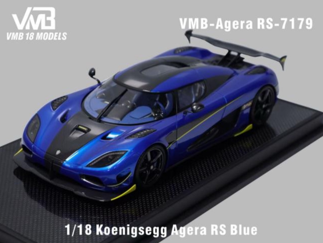 RS7179 VMB Models Koenigsegg Agera RS Blue 1:18