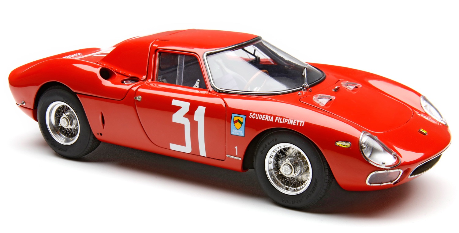 M-268 CMC Ferrari 250 LM Winner Monza 1964 #31 Chassis 5899 N .Vaccarella Red 1:18
