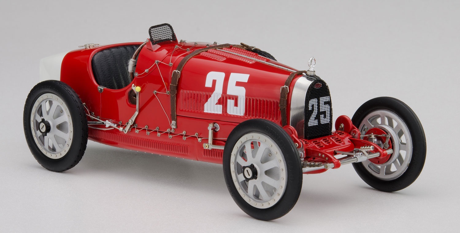 B-009 CMC Bugatti T35 Nation Colour Project Portugal 1924 Red 1:18
