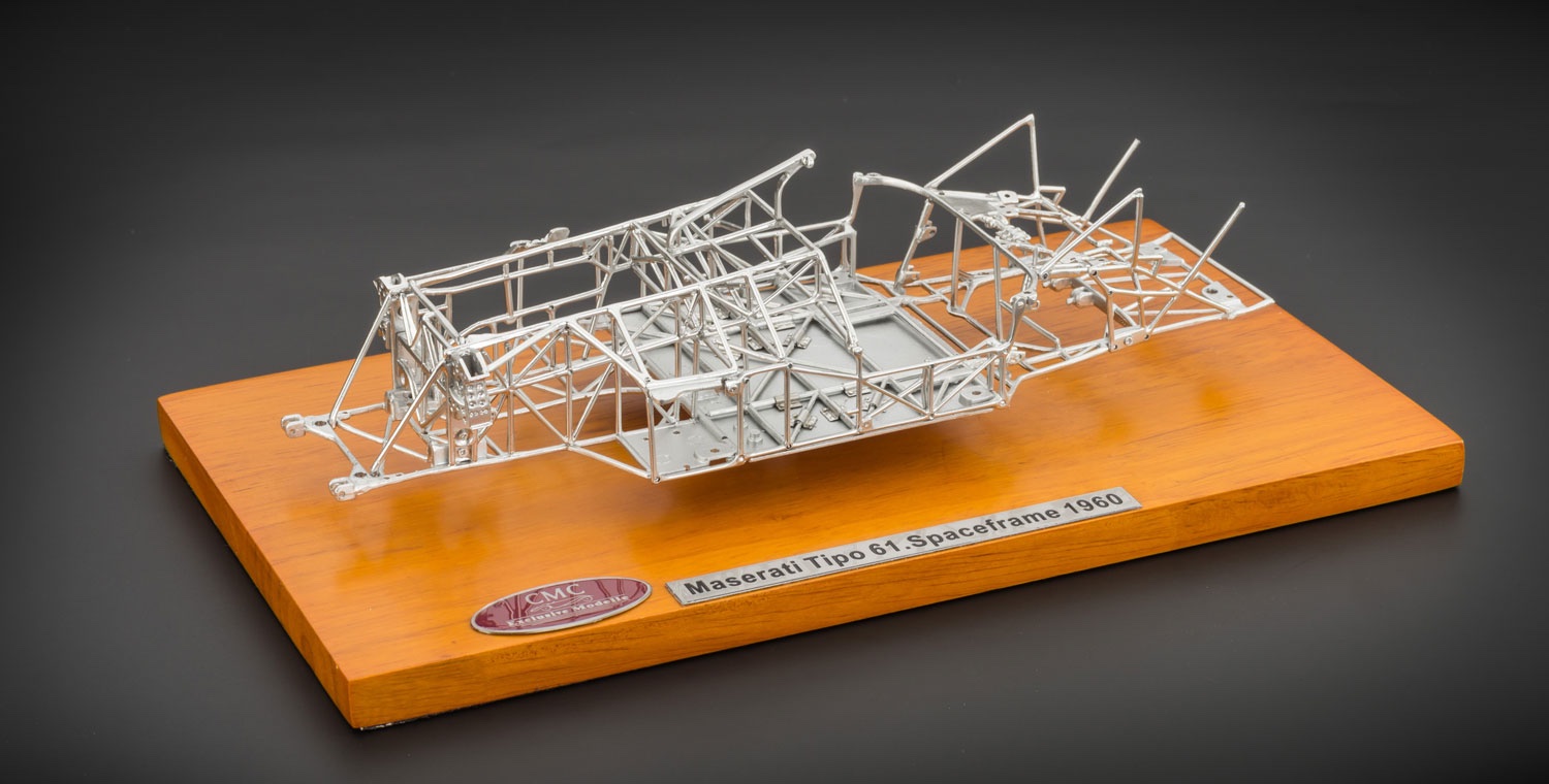 M-122 CMC Maserati Tipo 61 Birdcage Space Frame 1:18