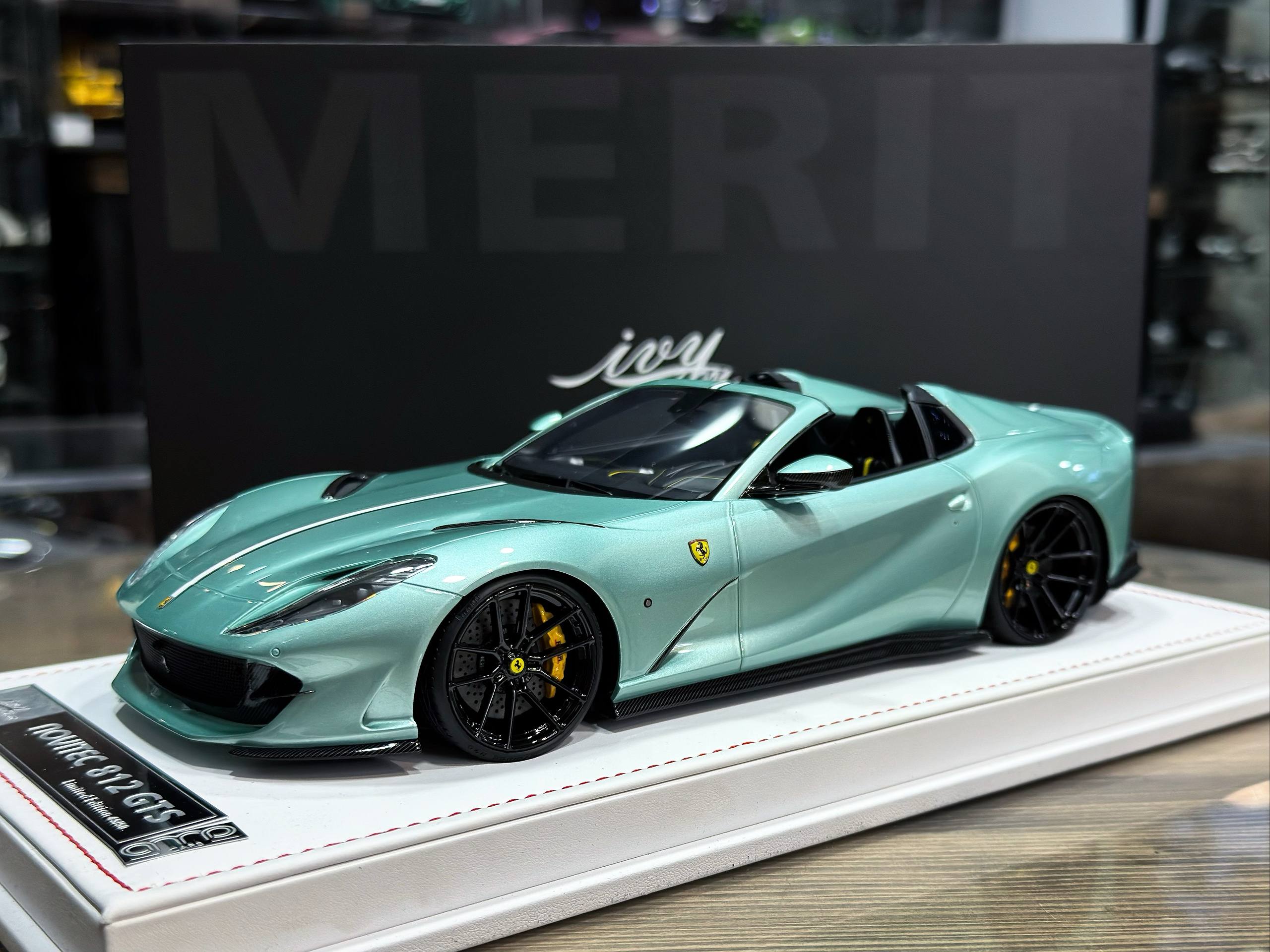 IM1820D IVY Merit Novitec Ferrari 812 GTS Verde Fracesca 1:18
