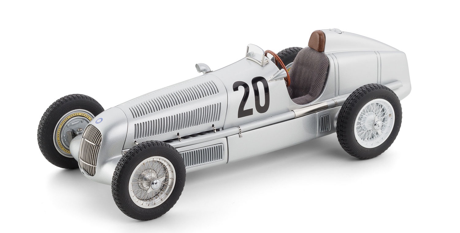 M-103 CMC Mercedes-Benz W 25, Eifel race 1934 #20 von Brauchitsch Silver 1:18
