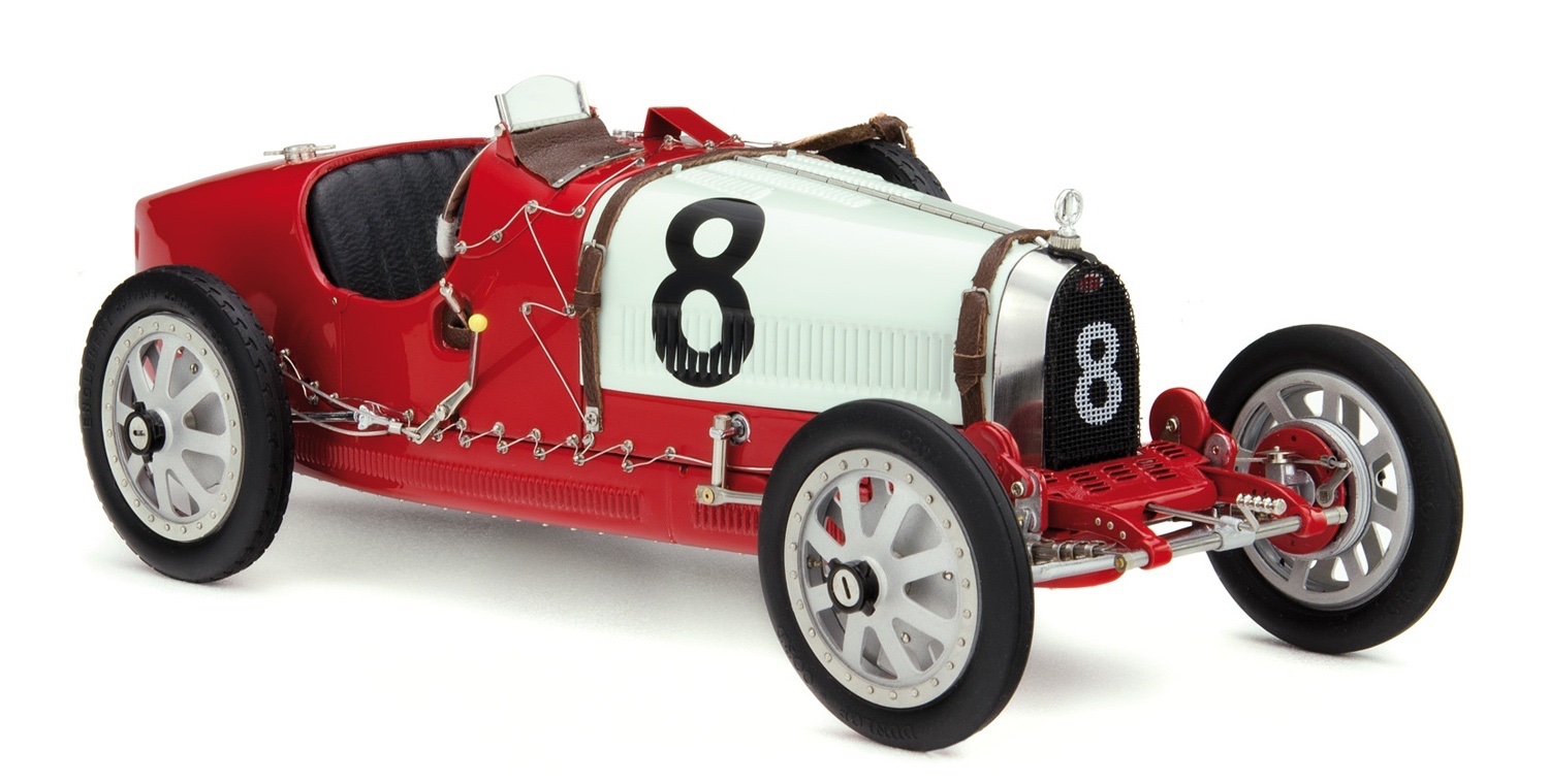 B-012 CMC Bugatti T35 Nation Colour Project Switzerland 1924 Red/White 1:18