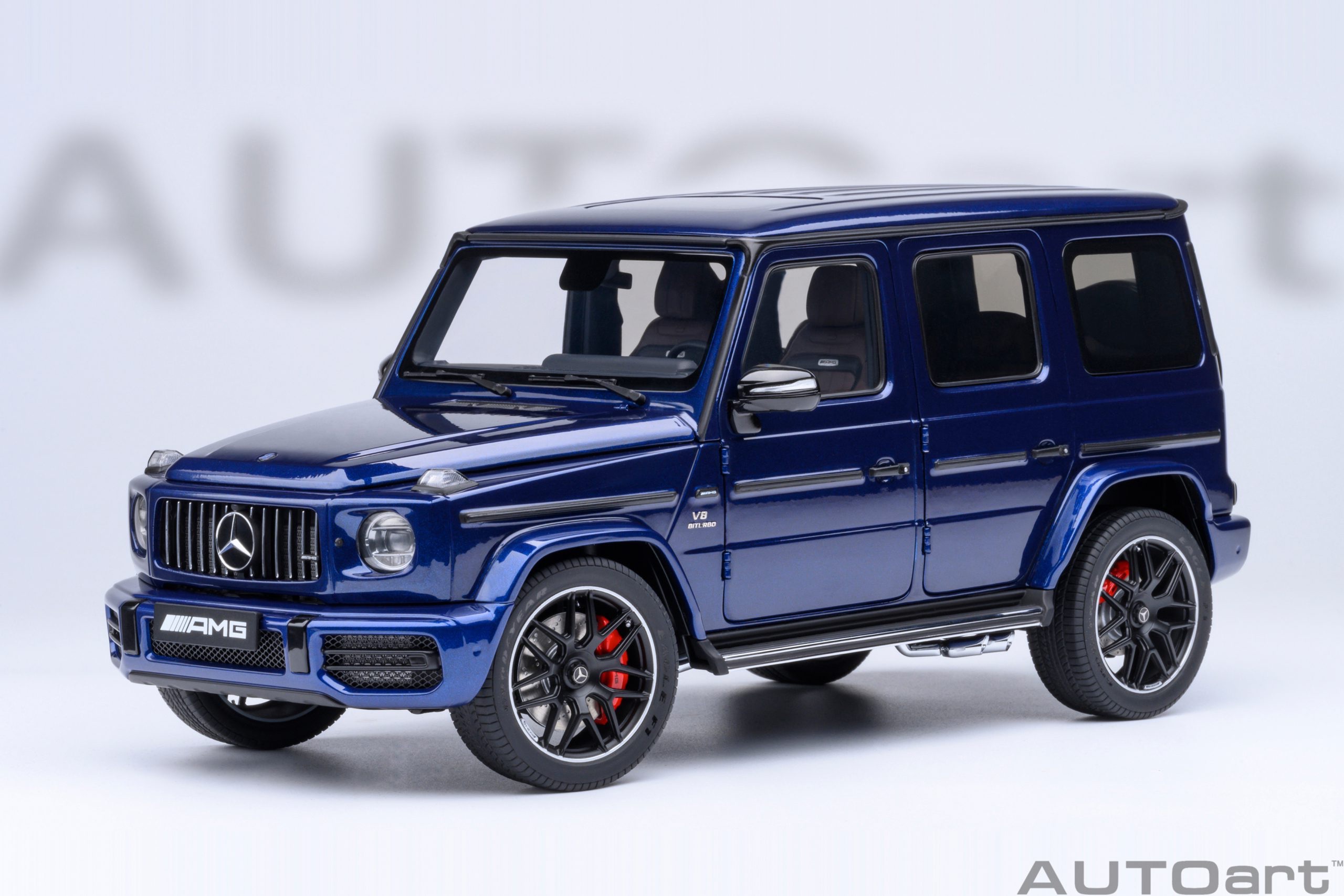 76359 AUTOart Mercedes AMG G63 2019 Brilliant Blue Metallic 1:18