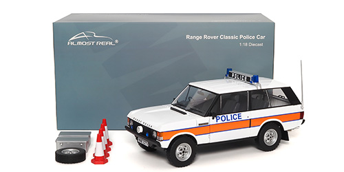 ALM810115 Almost Real Range Rover Classic Police Car White 1:18