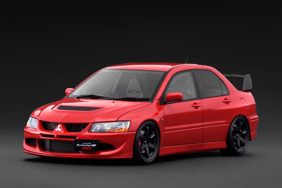 IG3833 Ignition Model Mitsubishi Lancer Evolution VIII MR (CT9A) Red 1:18