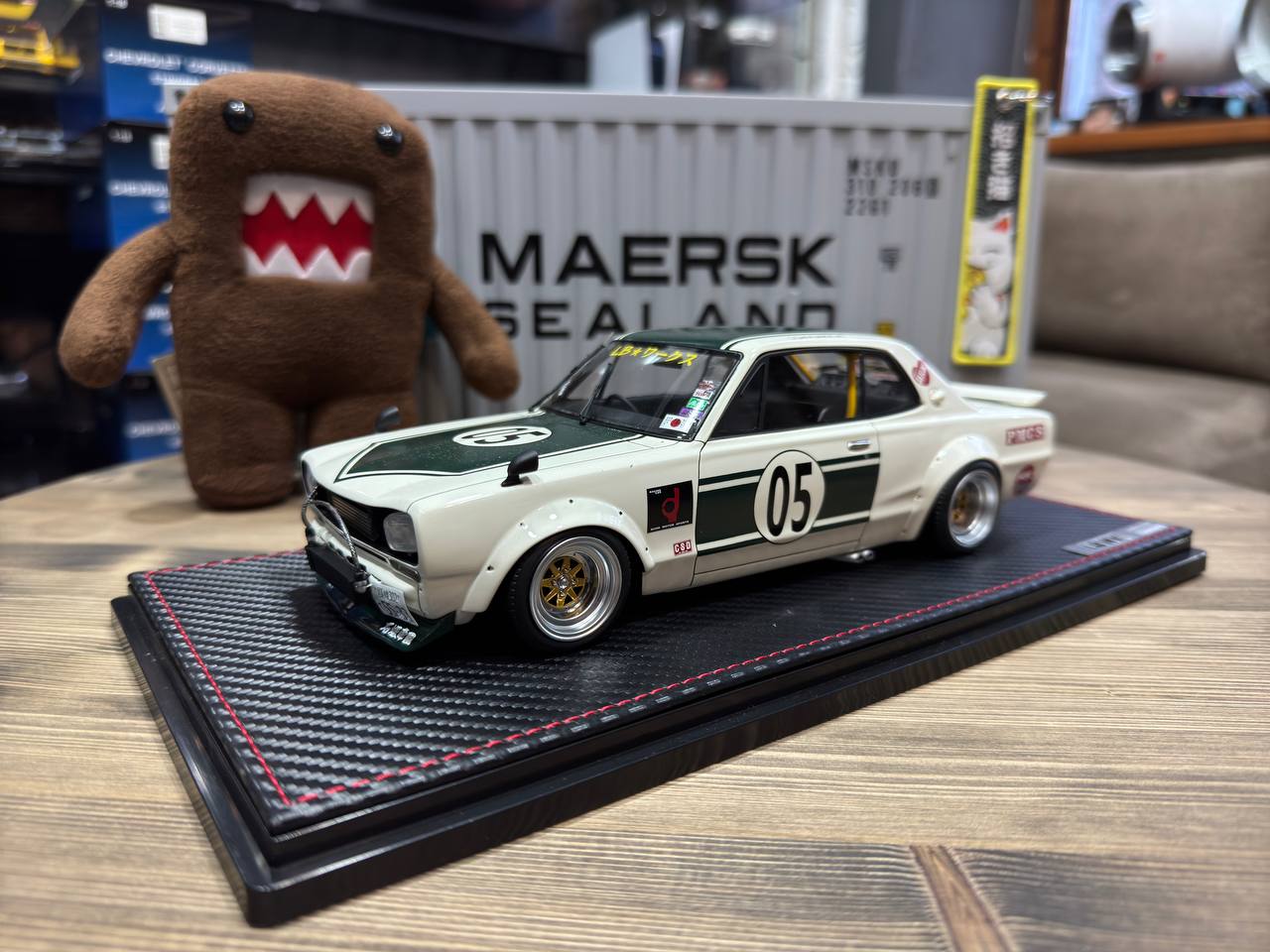 IG2647 Ignition Model Nissan LB-WORKS Charasuka 2Door White/Green 1:18