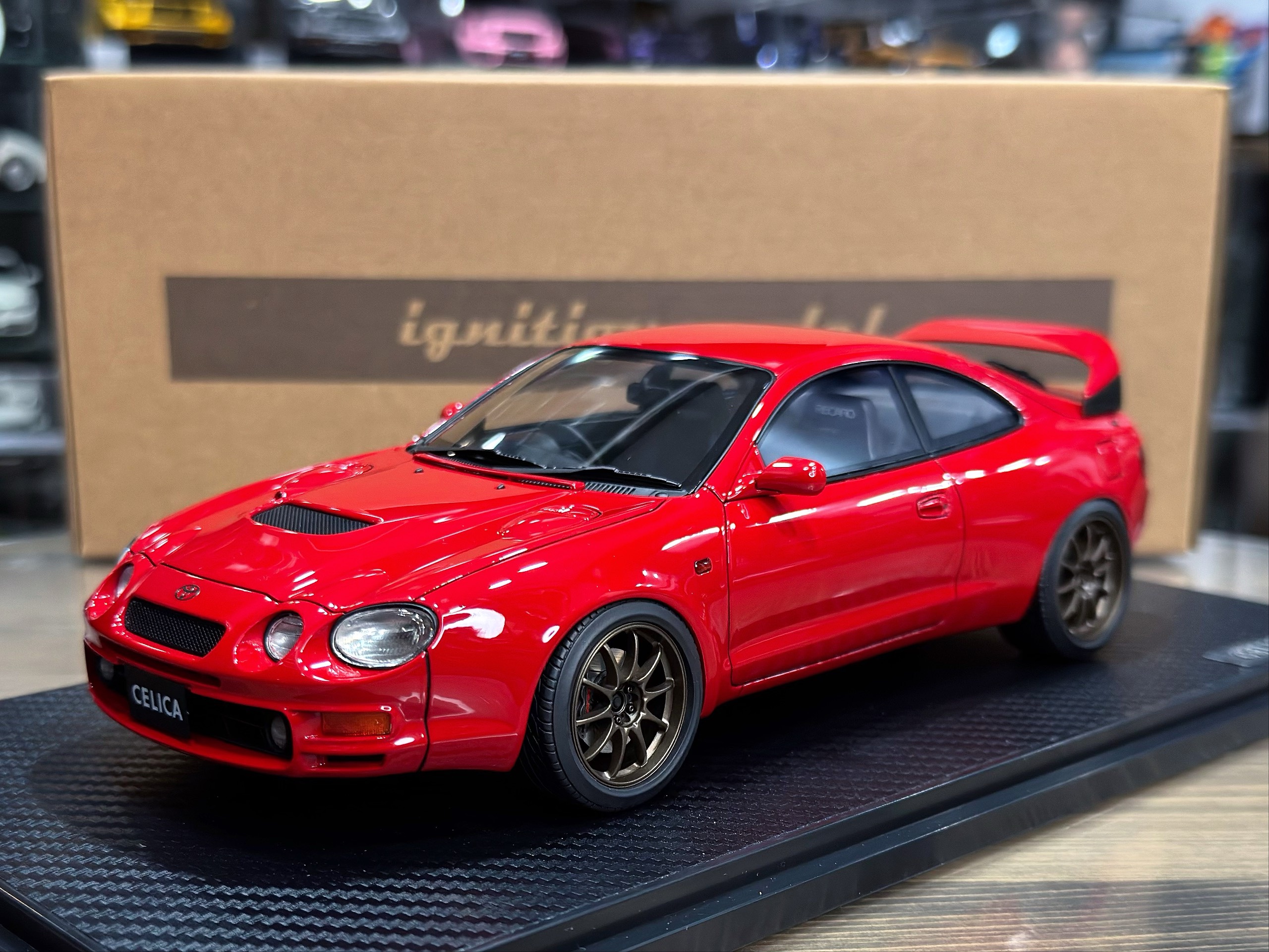 IG3677 Ignition Model Toyota Celica GT-FOUR (ST205) Red 1:18