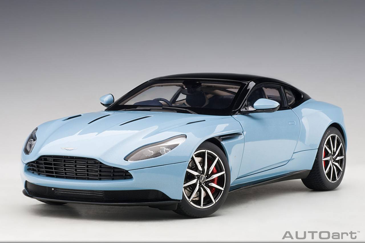 70268 AUTOart Aston Martin DB11 Q Frosted Glass Blue 1:18