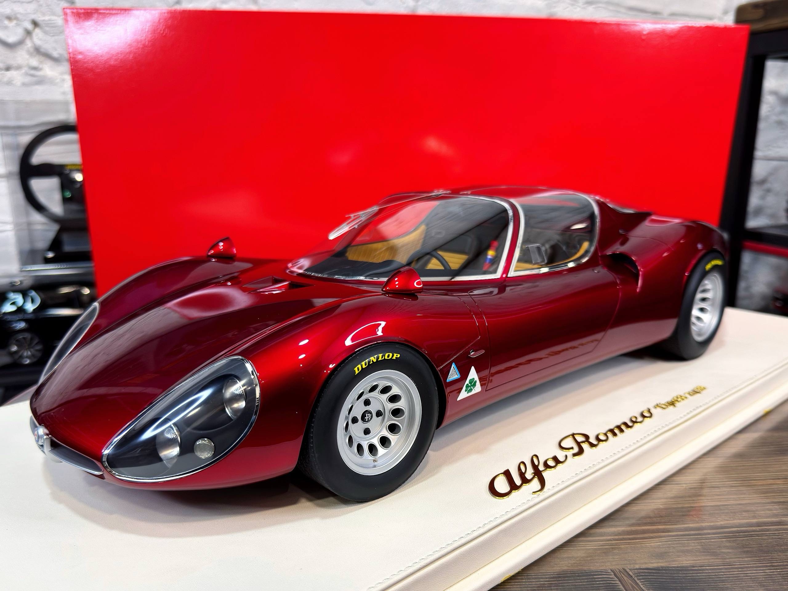 Timothy&Pierre/DMH Alfa Romeo Tipo 33/2 Stradale Metallic Red 21/33 1:8