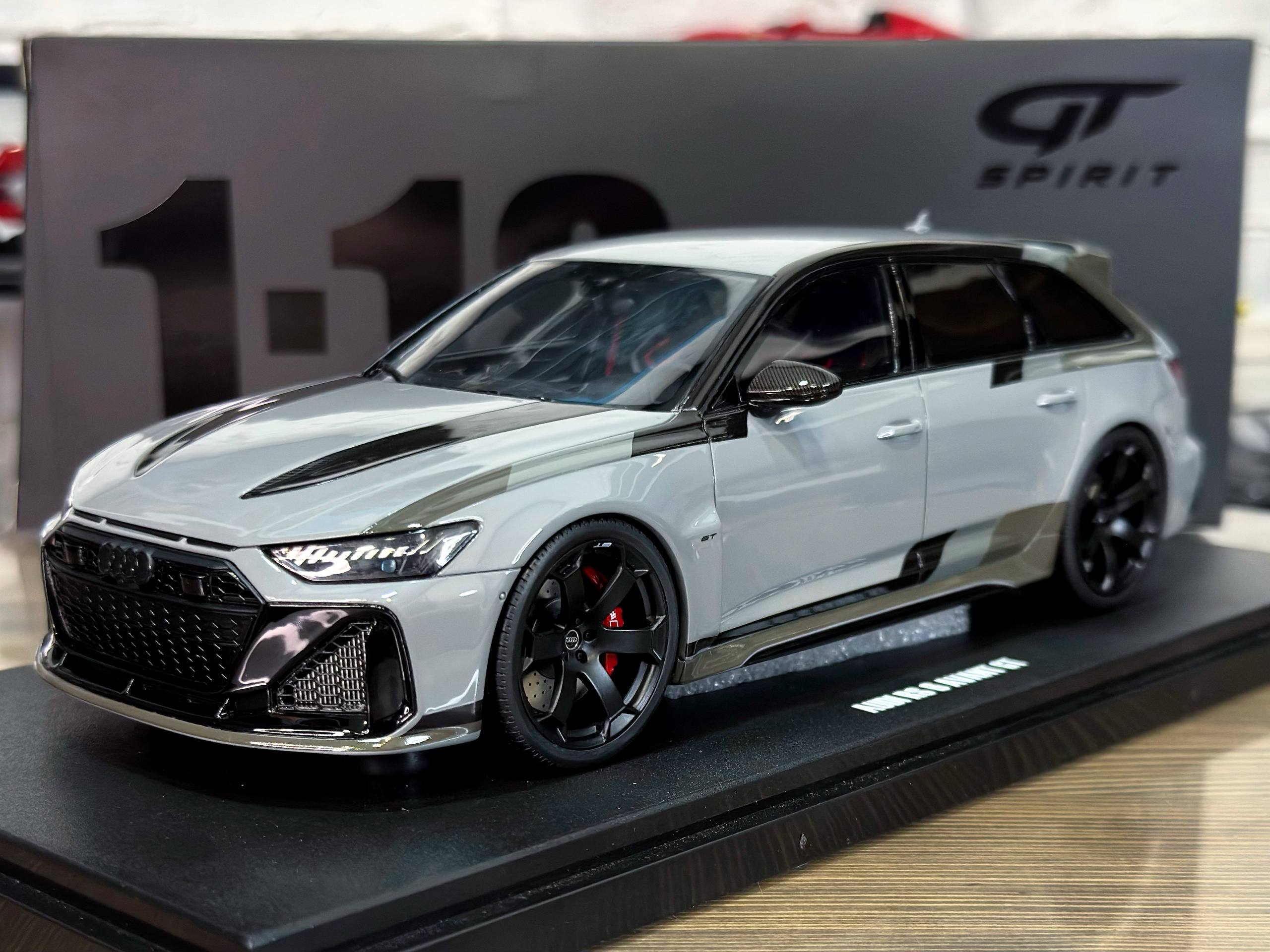 GT965 GT Spirit Audi A6 RS6 GT Avant SW Station Wagon 2024 Nardo Grey 1:18