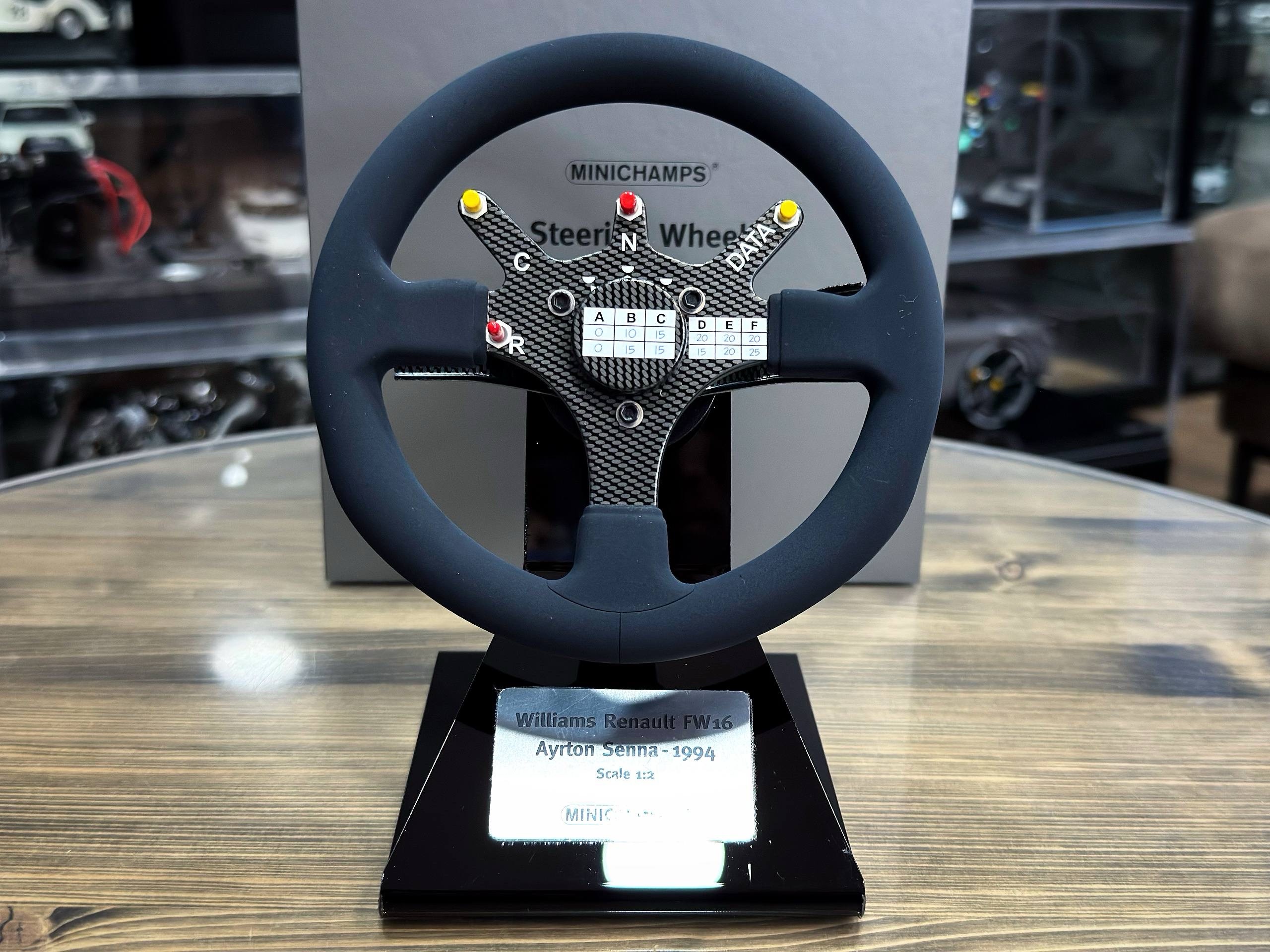 254940002 Minichamps Steering Wheel Williams FW16 Ayrton Senna 1994 1:2