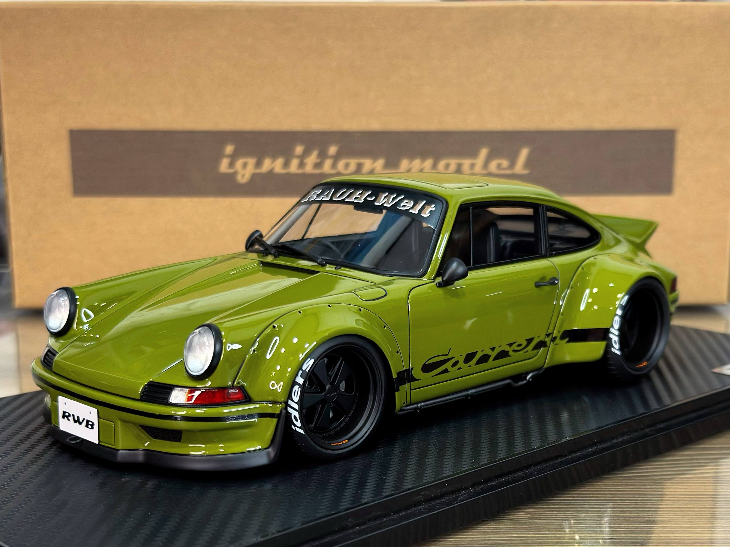 IG3875 Ignition Model Porsche RWB 964 Backdate Green 1:18