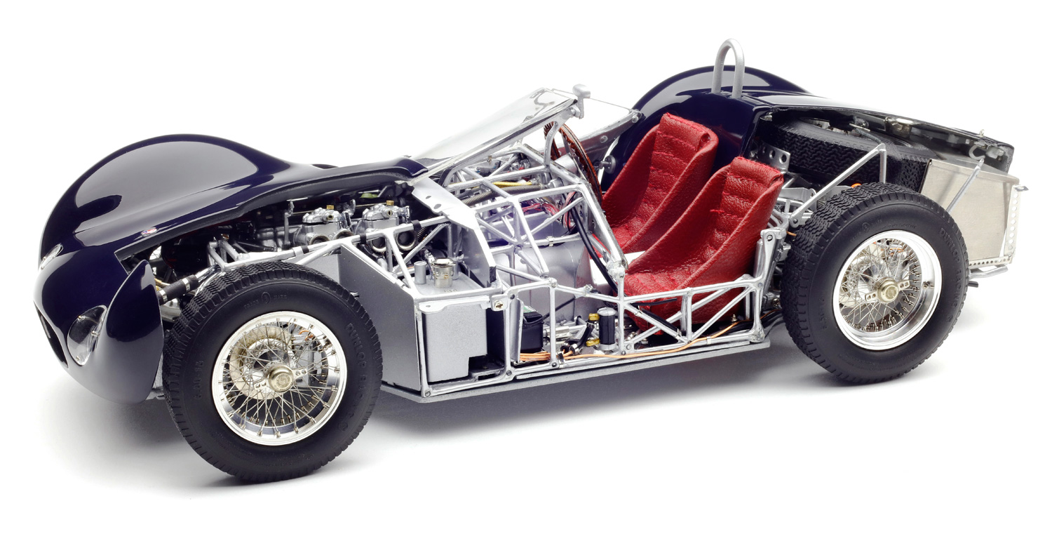 M-290 CMC Maserati “Birdcage”, cut-off model, CGS25, including showcase and Baseplate, Lim. 200 1:18