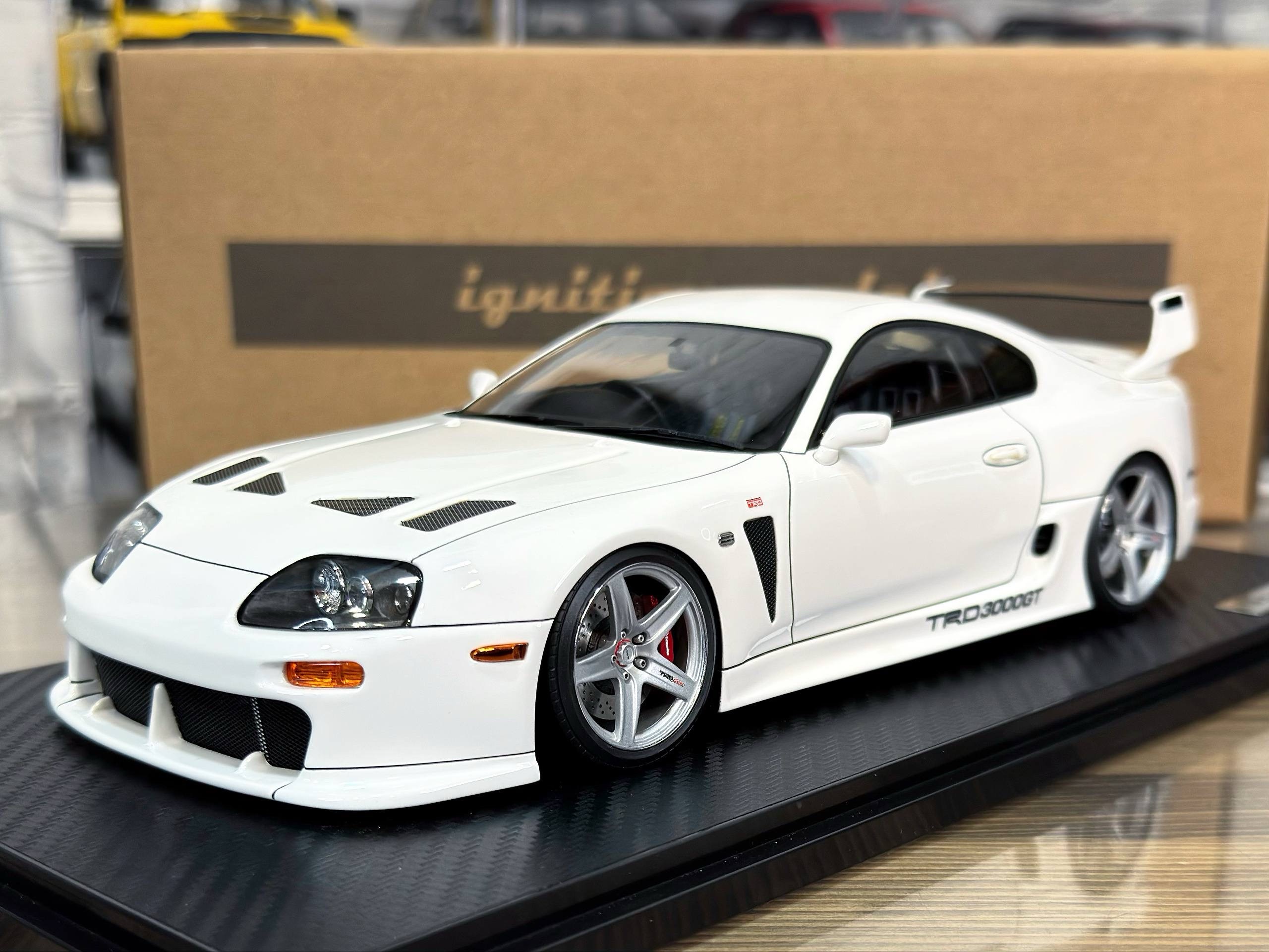 IG3598 Ignition Model Toyota Supra (A80) TRD 3000GT White 1:18