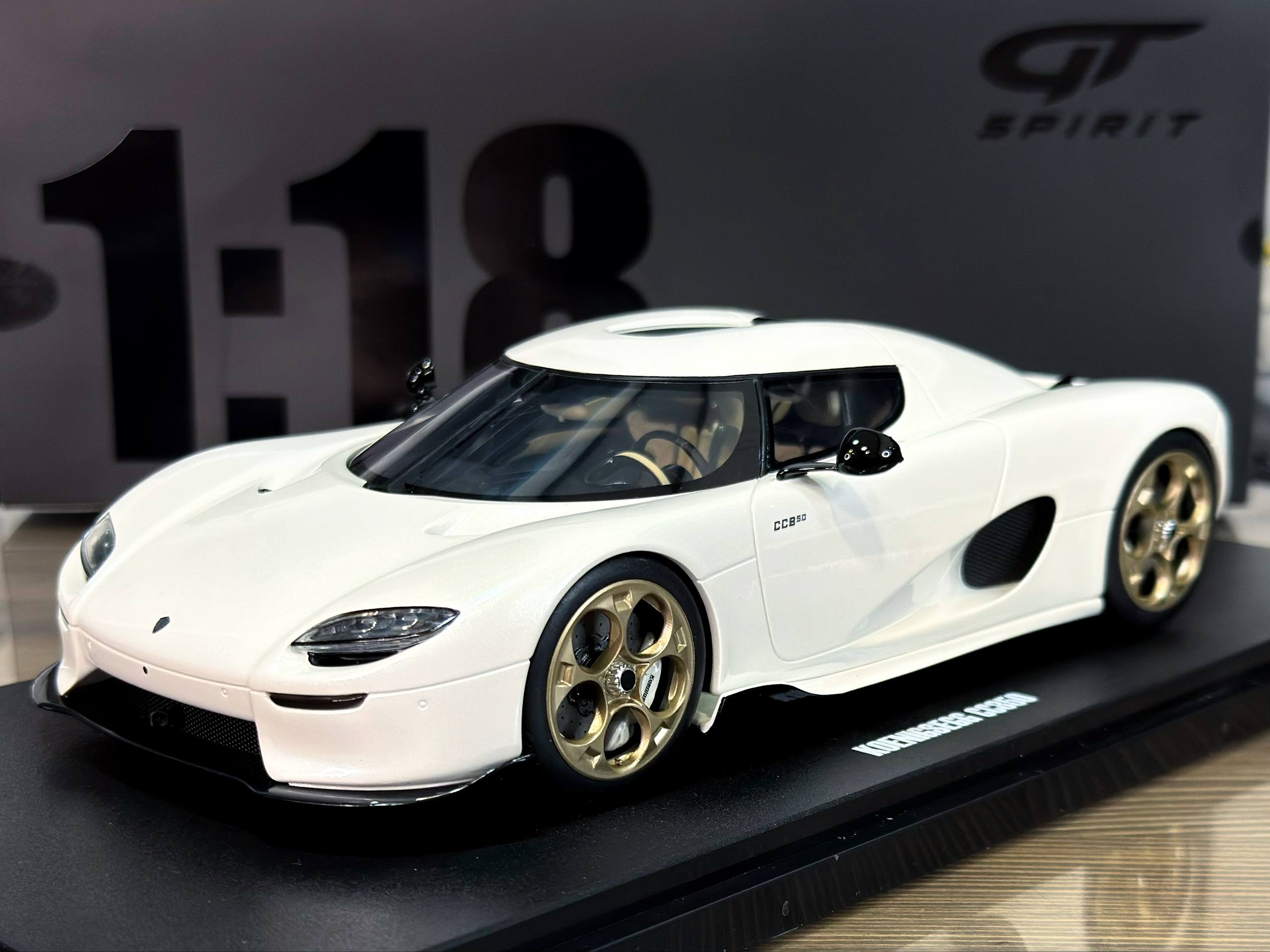 GT903 GT Spirit Koenigsegg CC850 2024 Crystal White 1:18
