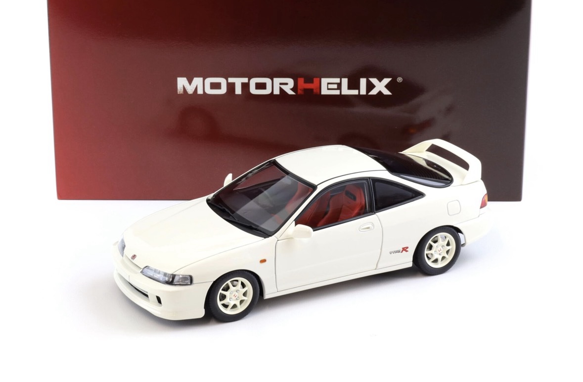 M85201 Motorhelix Honda Integra Type R (DC2) PRE-Facelift Championship White 1:18
