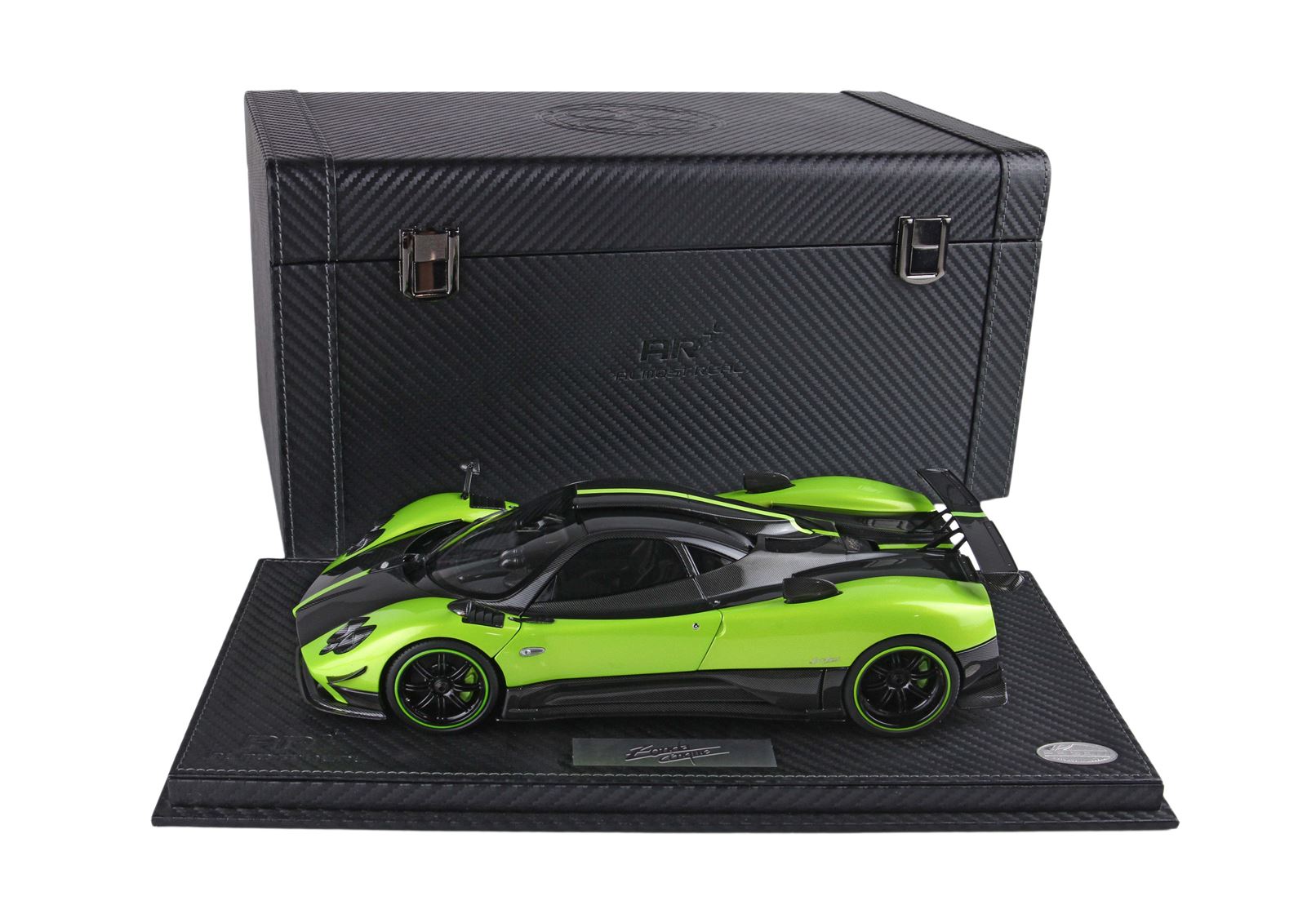 850602021DIE BBR Models/Almost Reaal Pagani Zonda Cinque Coupe Verde Firenze Special Pack 1:18