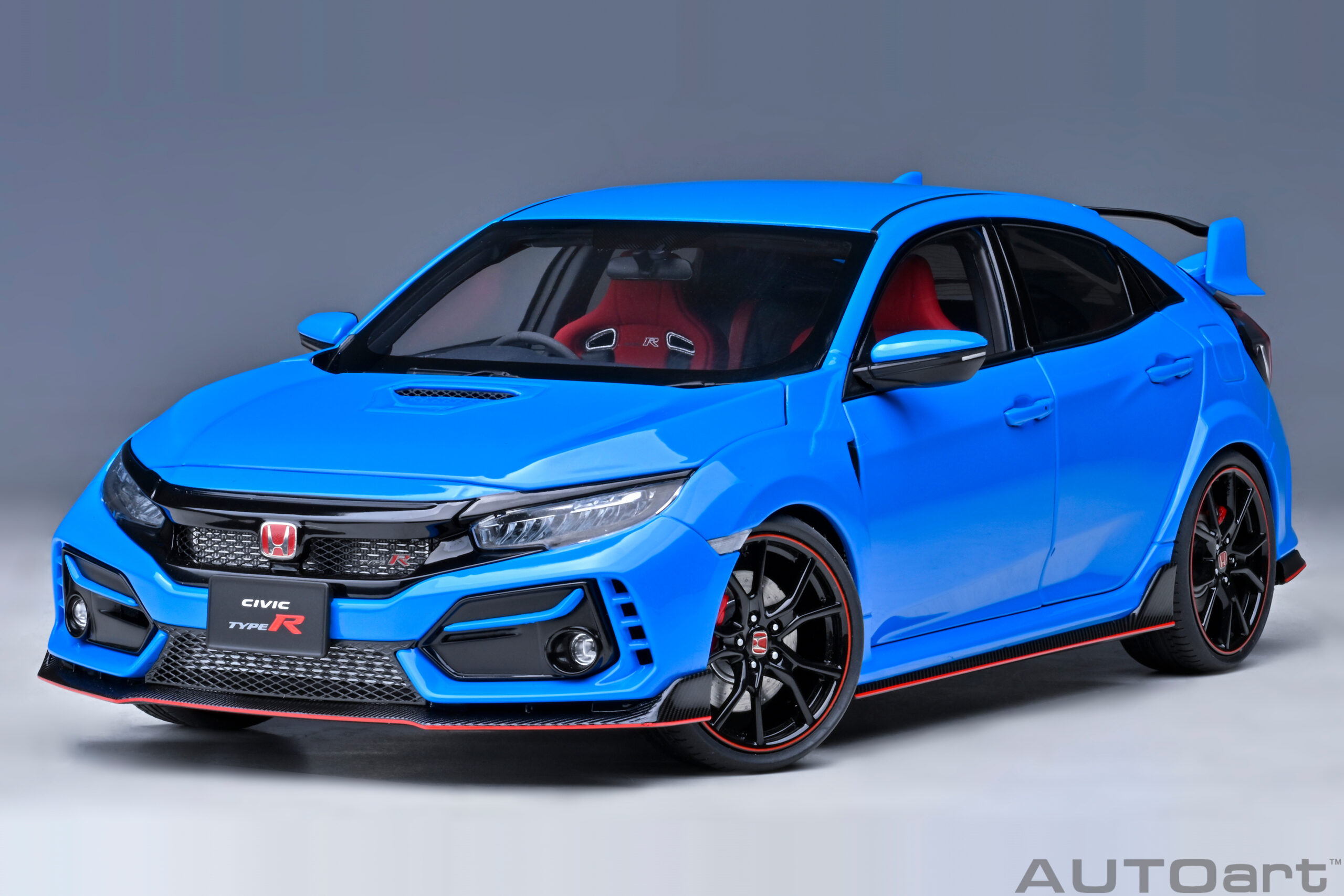 73224 AUTOart Honda Civic Type R (FK8) 2021 Racing Blue Pearl 1:18