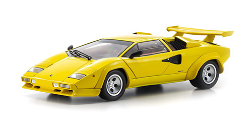 KYO08320 Y Kyosho Lamborghini Countach LP5000 QuattroValvole Yellow (08320Y) 1:18