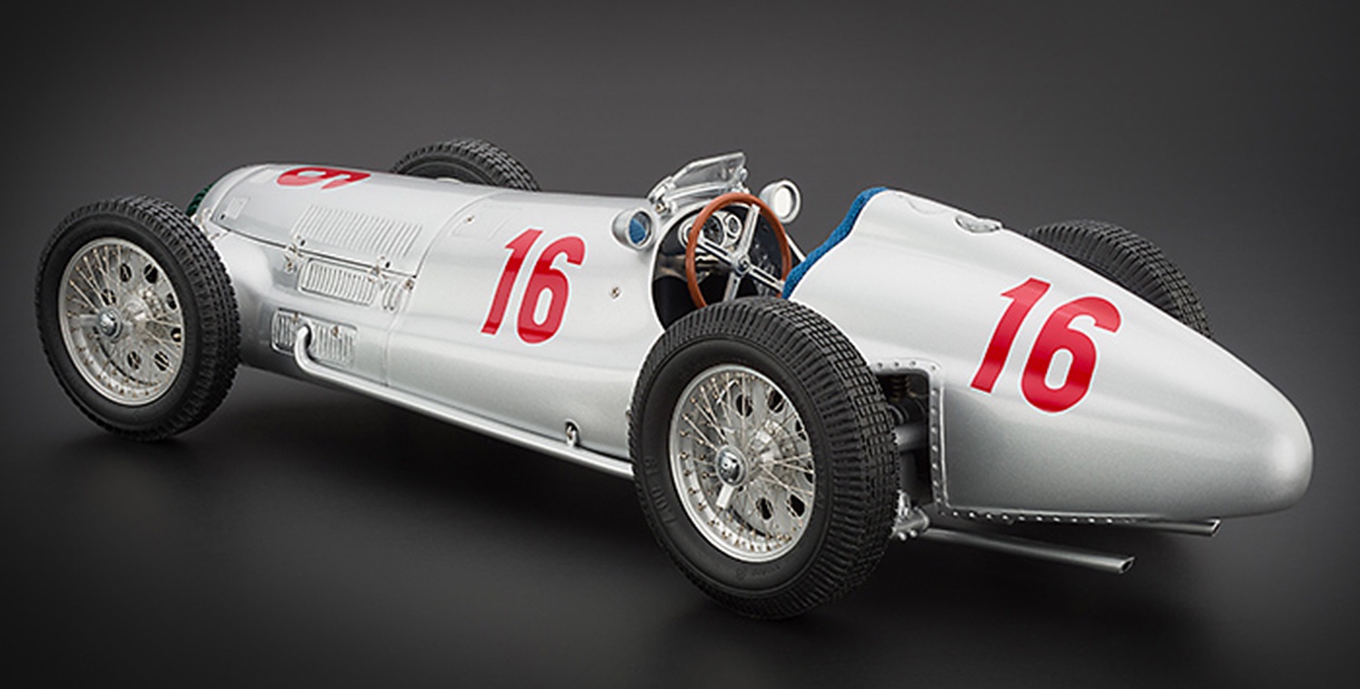 M-098 CMC Mercedes-Benz W154 GP Germany #16 1938 Silver 1:18