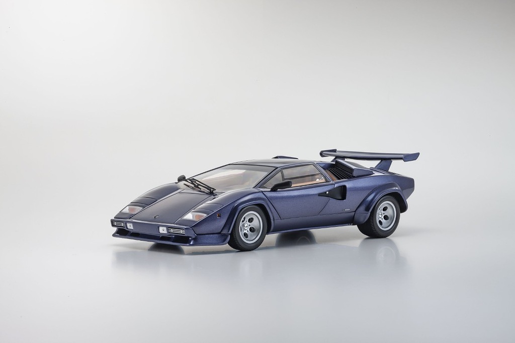 08320DB Kyosho Lamborghini Countach LP 5000 Dark Blue Metallic 1:18