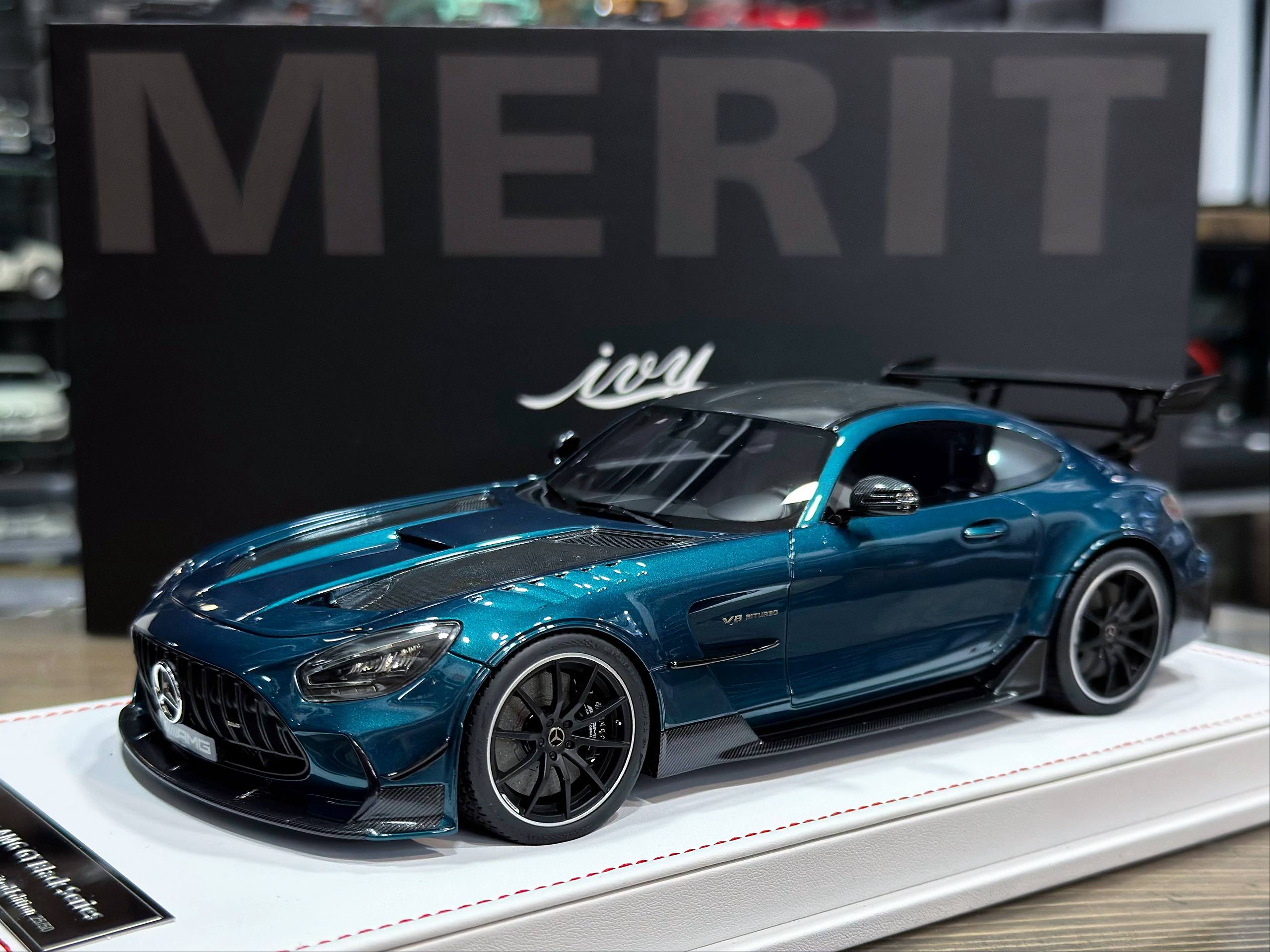 IM1824C IVY Merit Mercedes AMG GT Black Series Dark Green 1:18
