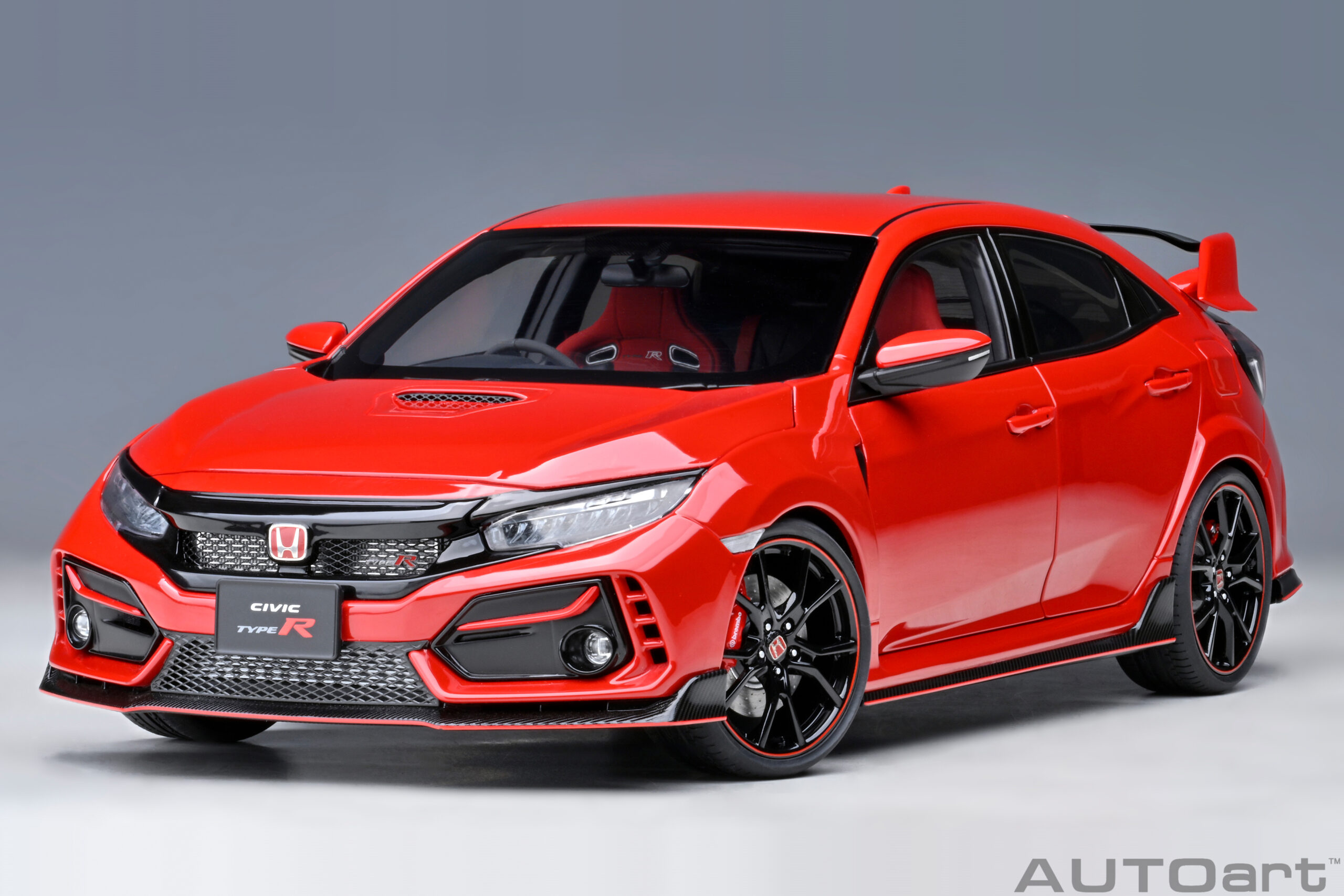 73223 AUTOart Honda Civic Type R (FK8) 2021  Flame Red 1:18