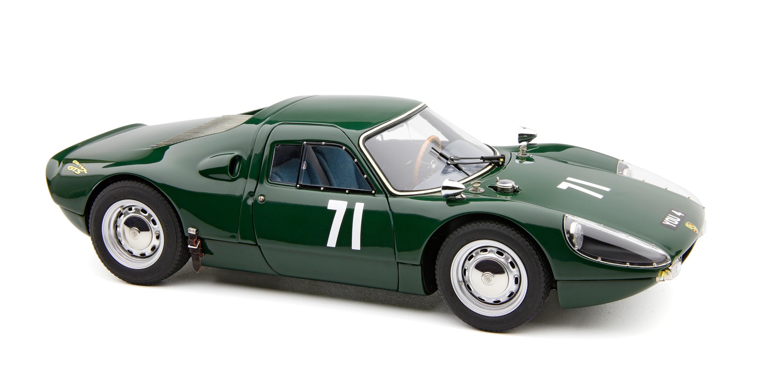 M-235 CMC Porsche 904 Carrera GTS Goodwood Revival TT Race 2018 #71 Irish Green 1:18